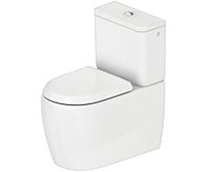 Duravit Qatego stand-washdown WC combinaison 2021092000 39x60cm, 6 l, sans monture, blanc brillant HygieneGlaze