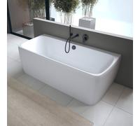 Duravit Qatego Studio F.A. Porsche Collection Baignoire semi-îlot, avec tablier, 700615000000000,