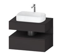 Duravit Qatego Studio F.A. Porsche Collection Meuble avec plan de toilette, QA4730080800000,