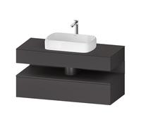 Duravit Qatego Studio F.A. Porsche Collection Meuble avec plan de toilette, QA4732049490000,