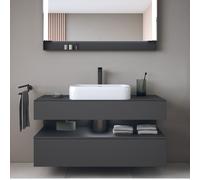Duravit Qatego Studio F.A. Porsche Collection Meuble avec plan de toilette, QA4732049490010,