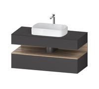 Duravit Qatego Studio F.A. Porsche Collection Meuble avec plan de toilette, QA4732055490000,
