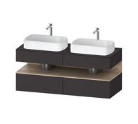 Duravit Qatego Studio F.A. Porsche Collection Meuble avec plan de toilette, QA4767055800010,