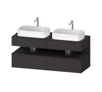 Duravit Qatego Studio F.A. Porsche Collection Meuble avec plan de toilette, QA4767080800010,