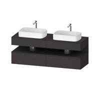 Duravit Qatego Studio F.A. Porsche Collection Meuble avec plan de toilette, QA4779080800010,