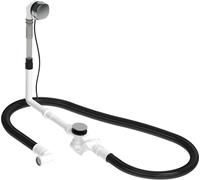 Duravit Quadroval set de vidange et de trop-plein avec bec de baignoire 792209, chrome, 792209000001000