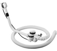 Duravit Quadroval siphon de baignoire chrome 791228000001000