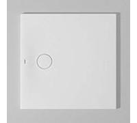Duravit Receveur de douche carré Tempano 720187000000001 80 x 80 x 4 cm, au ras du sol, antidérapant, blanc