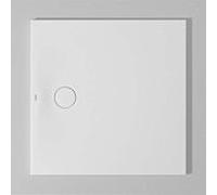 Duravit Receveur de douche carré Tempano 720188000000001 90 x 90 x 4 cm, au ras du sol, antidérapant, blanc