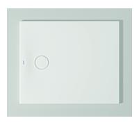 Duravit Receveur de douche rectangulaire Tempano 720191000000001 90 x 75 x 4 cm, au ras du sol, antidérapant, blanc