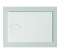 Duravit Receveur de douche rectangulaire Tempano 720193000000001 100 x 70 x 4 cm, au ras du sol, antidérapant, blanc