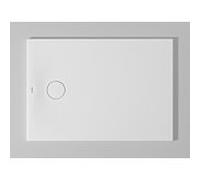 Duravit Receveur de douche rectangulaire Tempano 720193000000001 100 x 70 x 4 cm, au ras du sol, antidérapant, blanc