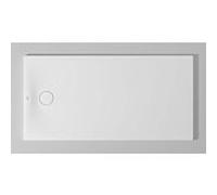 Duravit Receveur de douche rectangulaire Tempano 720204000000000 150 x 75 x 5 cm, au ras du sol, blanc
