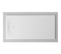Duravit Receveur de douche rectangulaire Tempano 720213000000000 180 x 90 x 5,5 cm, au ras du sol, blanc