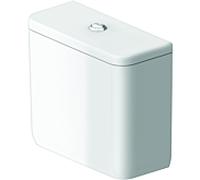 Duravit Réservoir Qatego 0947102085 40x18cm, 4,5/3 l, raccord en bas à gauche, blanc brillant HygieneGlaze