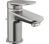 Duravit S Wave mitigeur lavabo WA1010001070 saillie 95mm, avec tirant garniture de vidange , acier inoxydable brossé