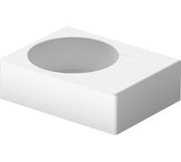 Duravit Scola lavabo, 615x460mm, avec trop-plein, 1 trou de robinetterie percé, position du bassin à gauche, 06846000110060, Couleur: Blanc brillant