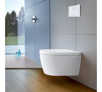 Duravit SensoWash Starck f WC lavant suspendu Lite Compact avec abattant WC, 650001012004310, Lite Compact