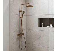 Duravit Shower Systems Colonne de douche en applique avec mitigeur thermostatique, TH4282008004,