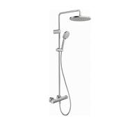 Colonne De Douche Duravit Shower Systems 1000 MinusFlow Ø252mm Acier inoxydable brossé TH4282008070