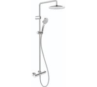 Duravit Shower Systems ensemble de douche mural avec thermostat chrome TH4280008010