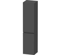 Duravit Sivida Armoire haute, poignée noire diamant mat, charnières à droite, 2 portes, 400x374x1440mm, SV1370RBD490000, Couleur: Graphite mat