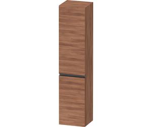 Duravit Sivida Armoire haute, poignée noire diamantée mat, charnières à gauche, 2 portes, 400x374x1440mm, SV1370LBD790000, Couleur: Noyer mat