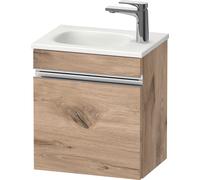 Duravit Sivida bâti-support pour lavabo, charnières à droite, poignée profilée chromée, 400x295x440mm, pour Sivida, SV4649R10550000, Couleur: ChÃªne marbrÃ©