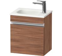 Duravit Sivida bâti-support pour lavabo, charnières à droite, poignée profilée chromée, 400x295x440mm, pour Sivida, SV4649R10790000, Couleur: Noyer mat