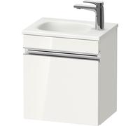 Duravit Sivida bâti-support pour lavabo, charnières à gauche, poignée profilée chromée, 400x295x440mm, pour Sivida, SV4649L10220000, Couleur: Blanc brillant