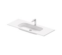 Duravit Sivida lavabo pour meuble, 1 trou de robinetterie au centre, sans trop-plein, 1220x485mm, blanc satiné, 2650033200