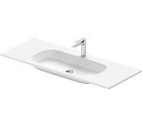 Duravit Sivida lavabo pour meuble, 1 trou de robinetterie au centre, sans trop-plein, 1220x485mm, blanc satiné, 2650033200