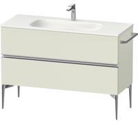 Duravit Sivida Meuble sous-lavabo, 2 tiroirs, poignée profilée chromée, 1210x477x592mm, pour Sivida, SV4653010HH0000, Couleur: Vert pâle mat