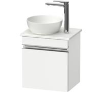 Duravit Sivida Meuble sous-lavabo sur console, charnières à gauche, poignée profilée chromée, 400x325x440mm, SV4656L10180000, Couleur: Blanc Mat