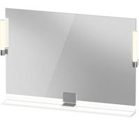 Duravit Sivida miroir, chrome, 1050x36x650mm, éclairage à poser, interrupteur à détecteur, raccordement au réseau, SV7423010180000, Couleur: Blanc Mat