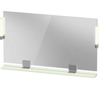 Duravit Sivida miroir, chrome, 1250x36x650mm, éclairage à poser, interrupteur à détecteur, raccordement au réseau, SV7424010HH0000, Couleur: Vert pâle mat