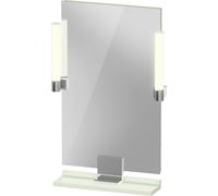 Duravit Sivida miroir, chrome, 450x36x650mm, éclairage à poser, interrupteur à détecteur, raccordement au réseau, SV7420010HH0000, Couleur: Vert pâle mat