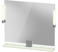 Duravit Sivida miroir, chrome, 850x36x650mm, éclairage à poser, interrupteur à détecteur, raccordement au réseau, SV7422010HH0000, Couleur: Vert pâle mat