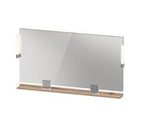 Duravit Sivida miroir, chrome, 1330x36x650mm, éclairage à poser, interrupteur à détecteur, raccordement au réseau, SV7425010550000, Couleur: ChÃªne marbrÃ©