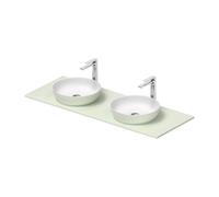 Duravit Sivida Plan de toilette avec 2 vasques, 268016FH00,