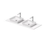Duravit Sivida Plan de toilette avec deux vasque, 2680213200,