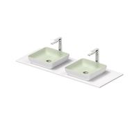 Duravit Sivida Plan de toilette avec deux vasque, 268021FG00,