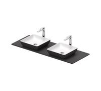 Duravit Sivida Plan de toilette avec deux vasque, 268021FI00,