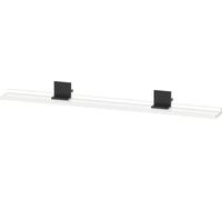 Duravit Sivida plateau, support diamant noir mat, 1280 x 115 x 35 mm,