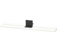 Duravit Sivida plateau, support diamant noir mat, 800 x 115 x 35 mm,