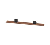 Tablette Duravit Sivida, support noir diamant mat, 1200x115x35mm, SV74340BD790000, Couleur: Noyer mat