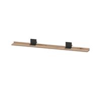 Tablette Duravit Sivida, support noir diamant mat, 1280x115x35mm, SV74350BD550000, Couleur: ChÃªne marbrÃ©