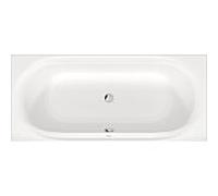 Duravit Soleil by Starck baignoire rectangulaire 700503000000000 180 x 80 x 46,9 cm, version encastrable, avec deux dossiers inclinés, blanc
