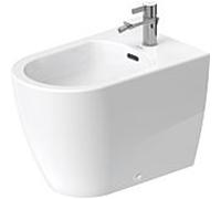Duravit Soleil by Starck Bidet 22981000001 37x60cm, avec trou pour robinetterie, trop-plein, rangée de trous pour robinetterie, blanc WonderGliss
