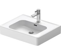 Duravit Soleil by Starck lavabo pour meuble, 600x480mm, avec trop-plein et trou pour robinet, 237760, 23776000001, Couleur: Blanc avec Wondergliss